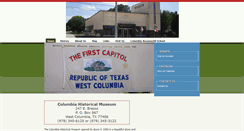 Desktop Screenshot of columbiahistoricalmuseum.com