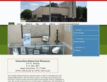 Tablet Screenshot of columbiahistoricalmuseum.com